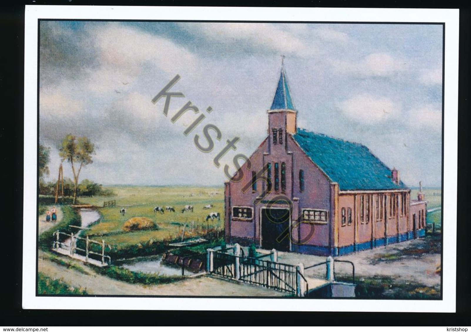 Spakenburg - Kunstschilder - Roelof Koelewijn - Chr. Ger.Kerk Op Eemdijk [AA47-3.525 - Other & Unclassified