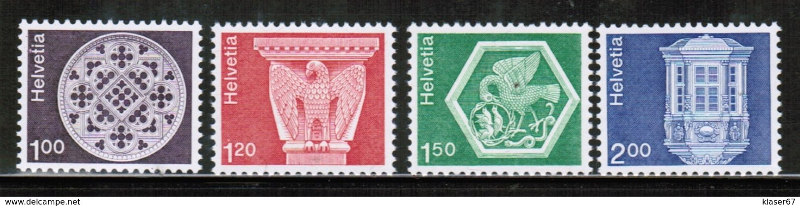 CH 1974 MI 1035-38 V ** - Unused Stamps