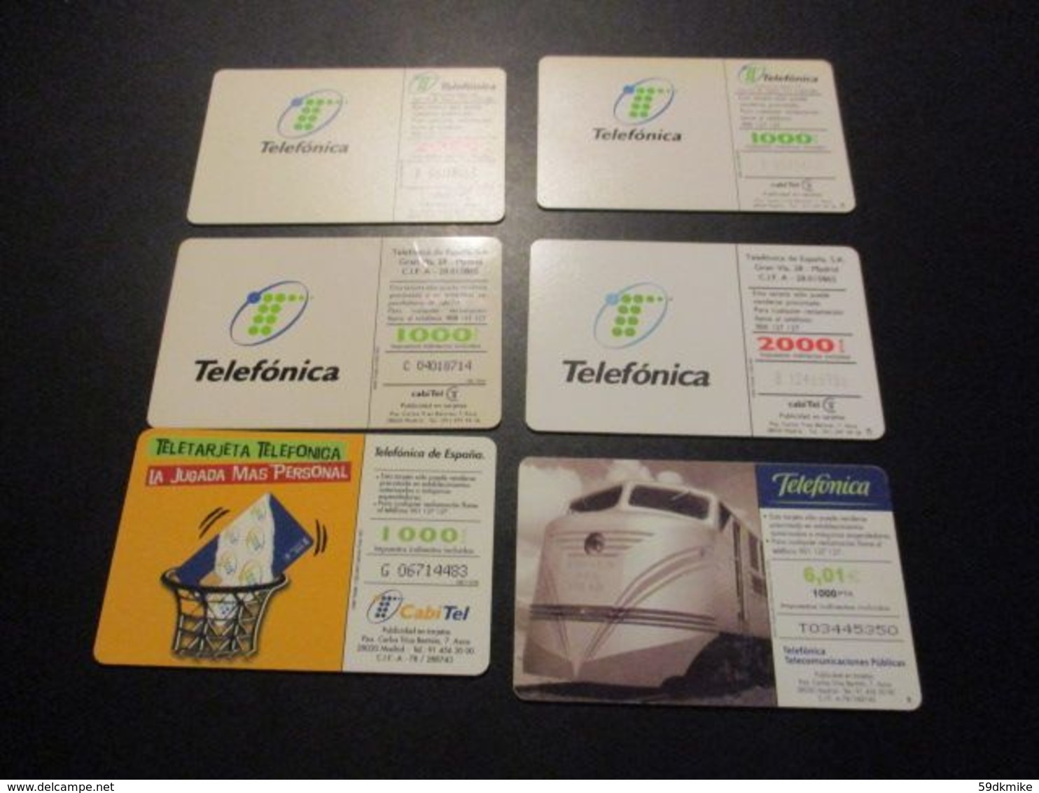 Lot De 17 Télécarte Phonecard Espagne Spain - Collezioni