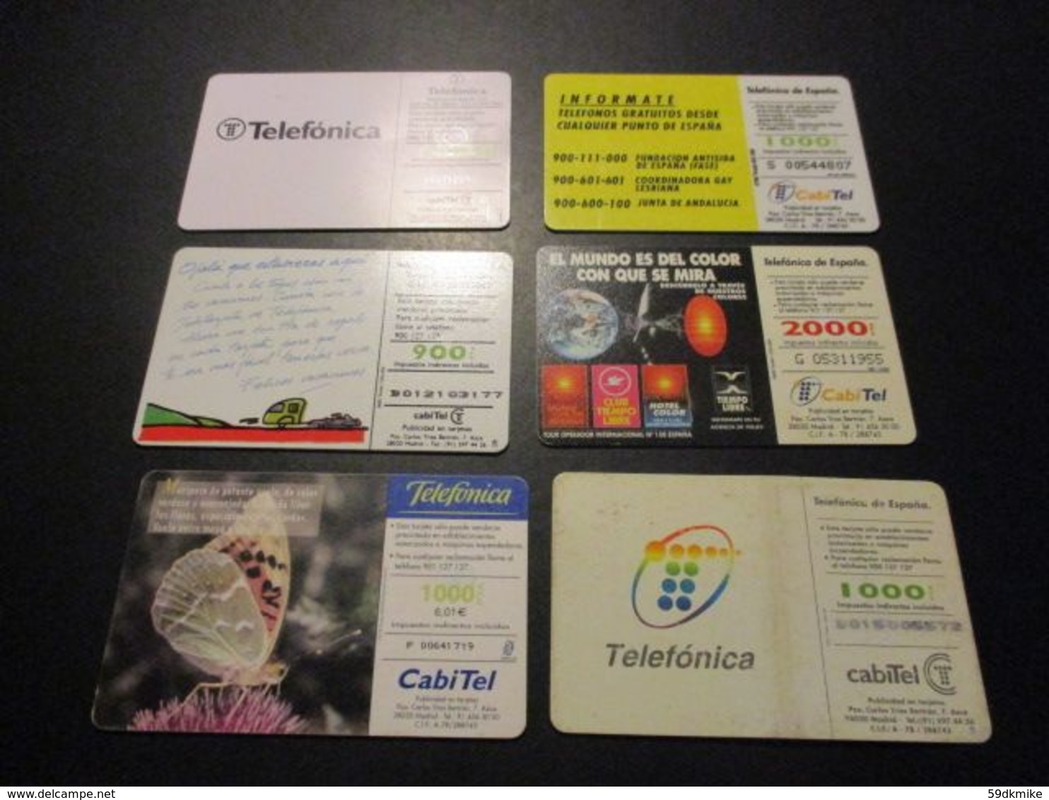 Lot De 17 Télécarte Phonecard Espagne Spain - Collezioni