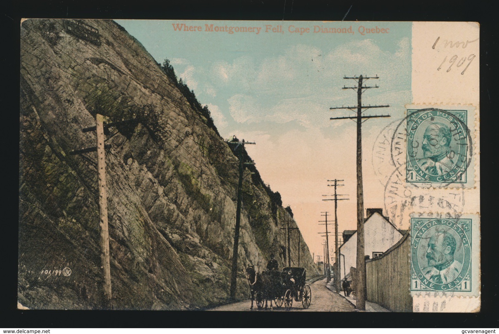 WHERE MONTGOMERY FELL , CAPE DIAMAOND  QUEBEC - Chutes Montmorency