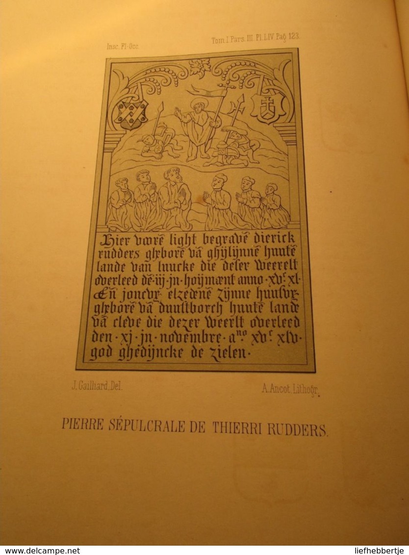 Inscriptions funéraires et monumentales -  Sint-Walburga kerk te Brugge - grafmonumenten - genealogie -  Gailliard