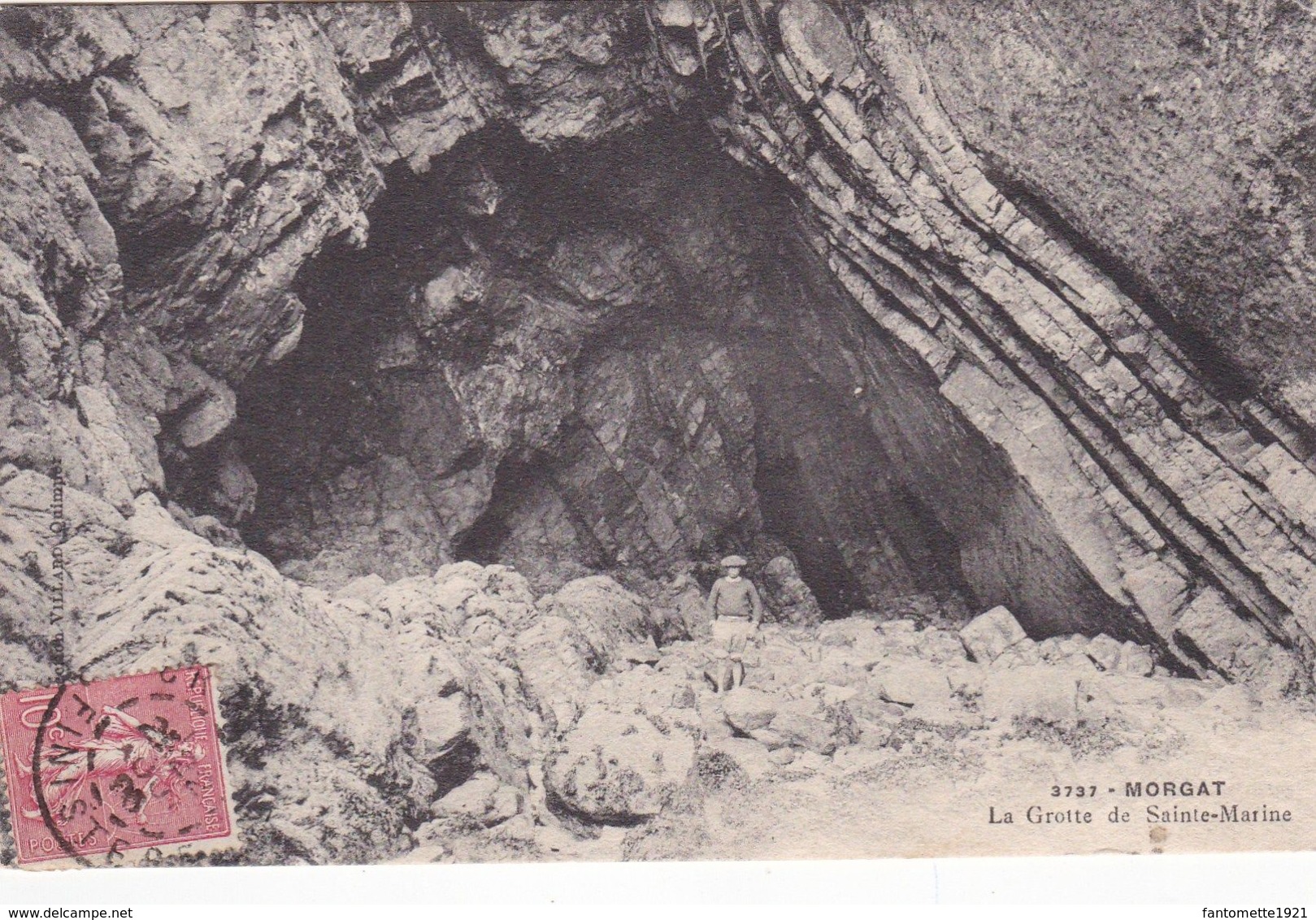 MORGAT LA GROTTE DE SAINTE MARINE (dil461) - Morgat