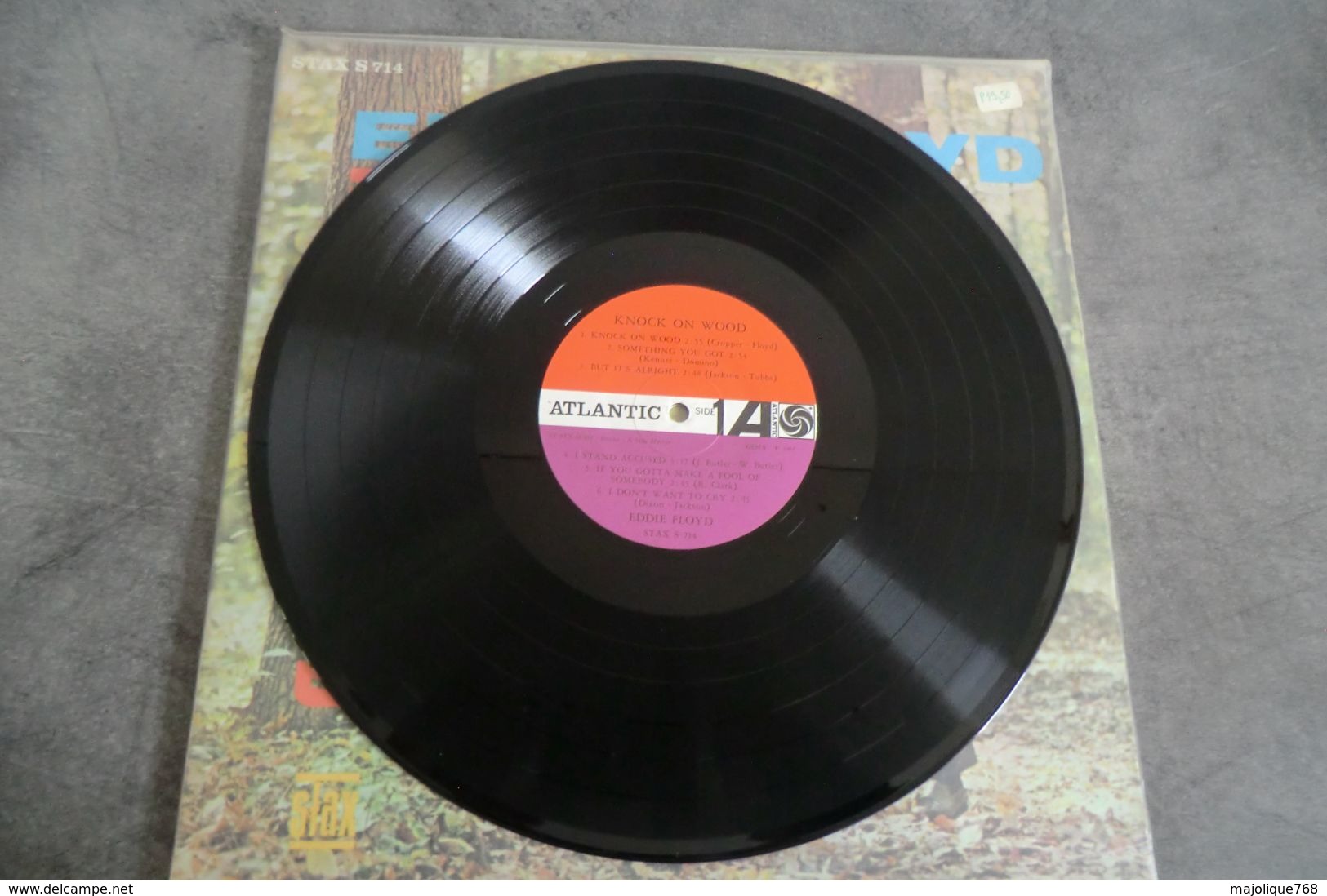 Disque - Eddie Floyd - Knock On Wood - Stax S 714 - 1967 US - - Soul - R&B