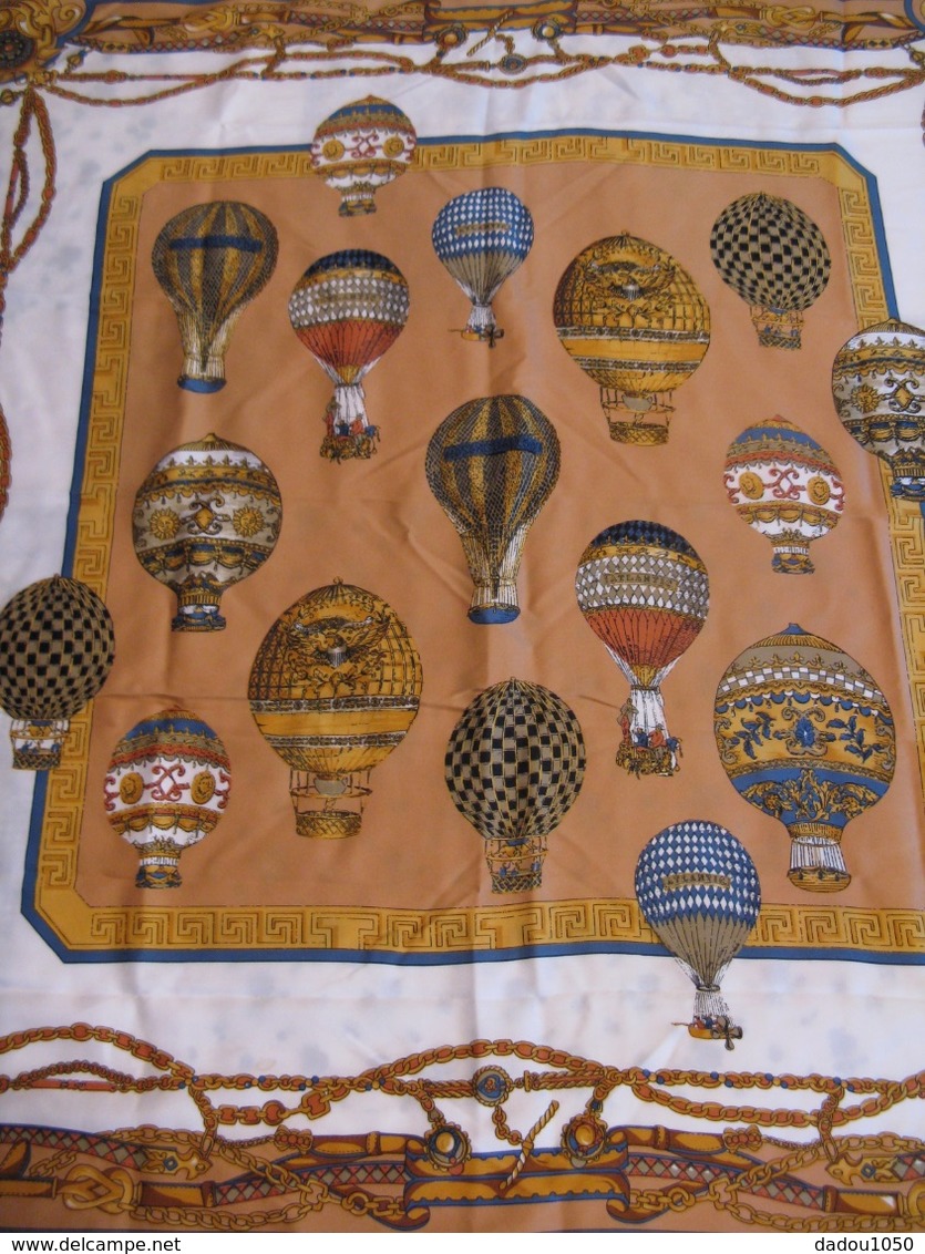 Foulard,Mongolfiere Soie - Fulares