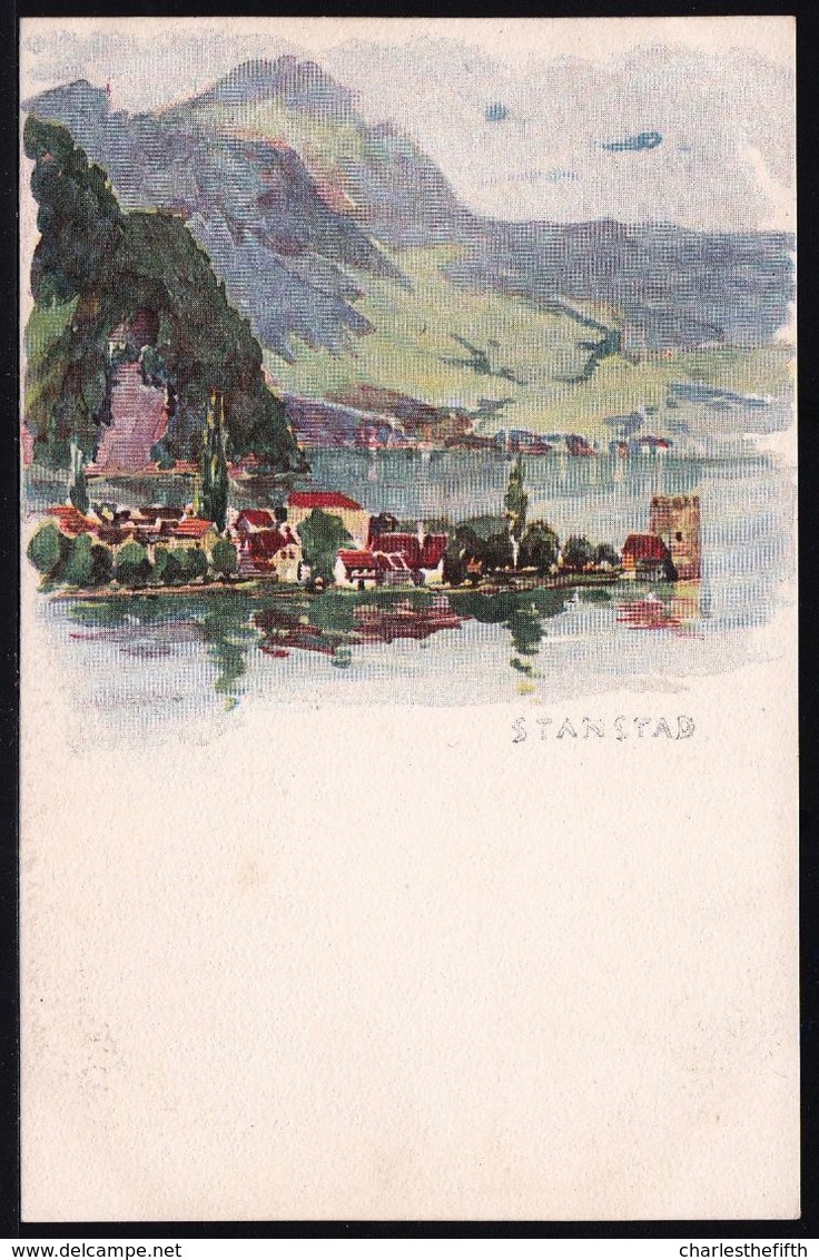 CPA PRECURSEUR CHROMOGRAVURE ** STANSSTAD ** Pas Voyagée - Wie Neu !! - Stans