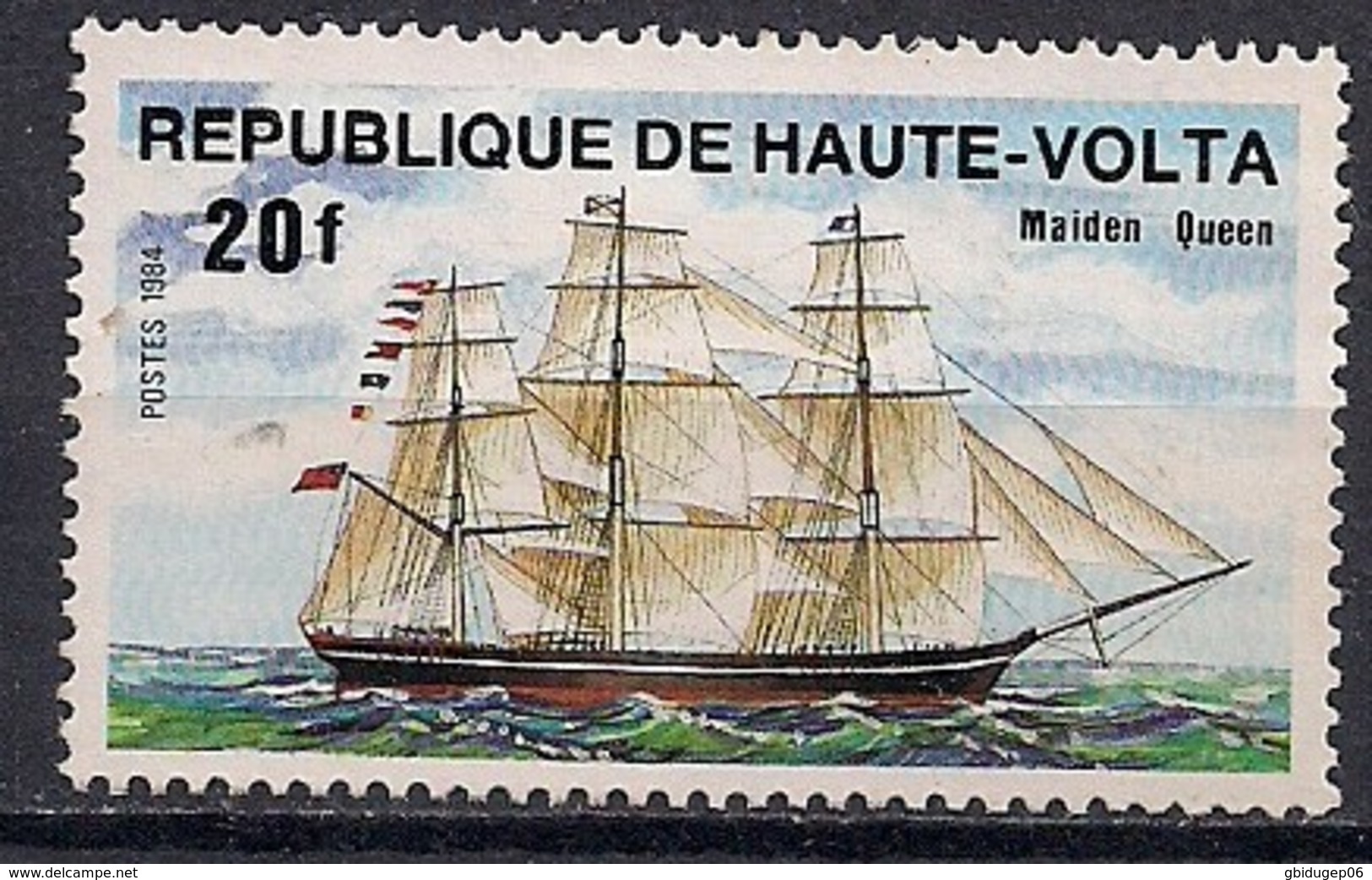 YT N° 628 - Oblitéré - Bateaux - Upper Volta (1958-1984)