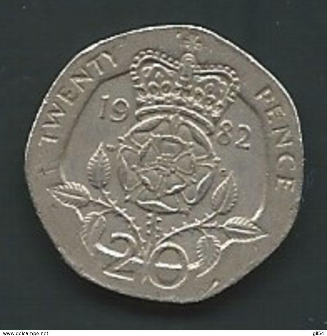 Monnaie - Grande-Bretagne - 20 Pence 1982   Pia 22806 - 20 Pence