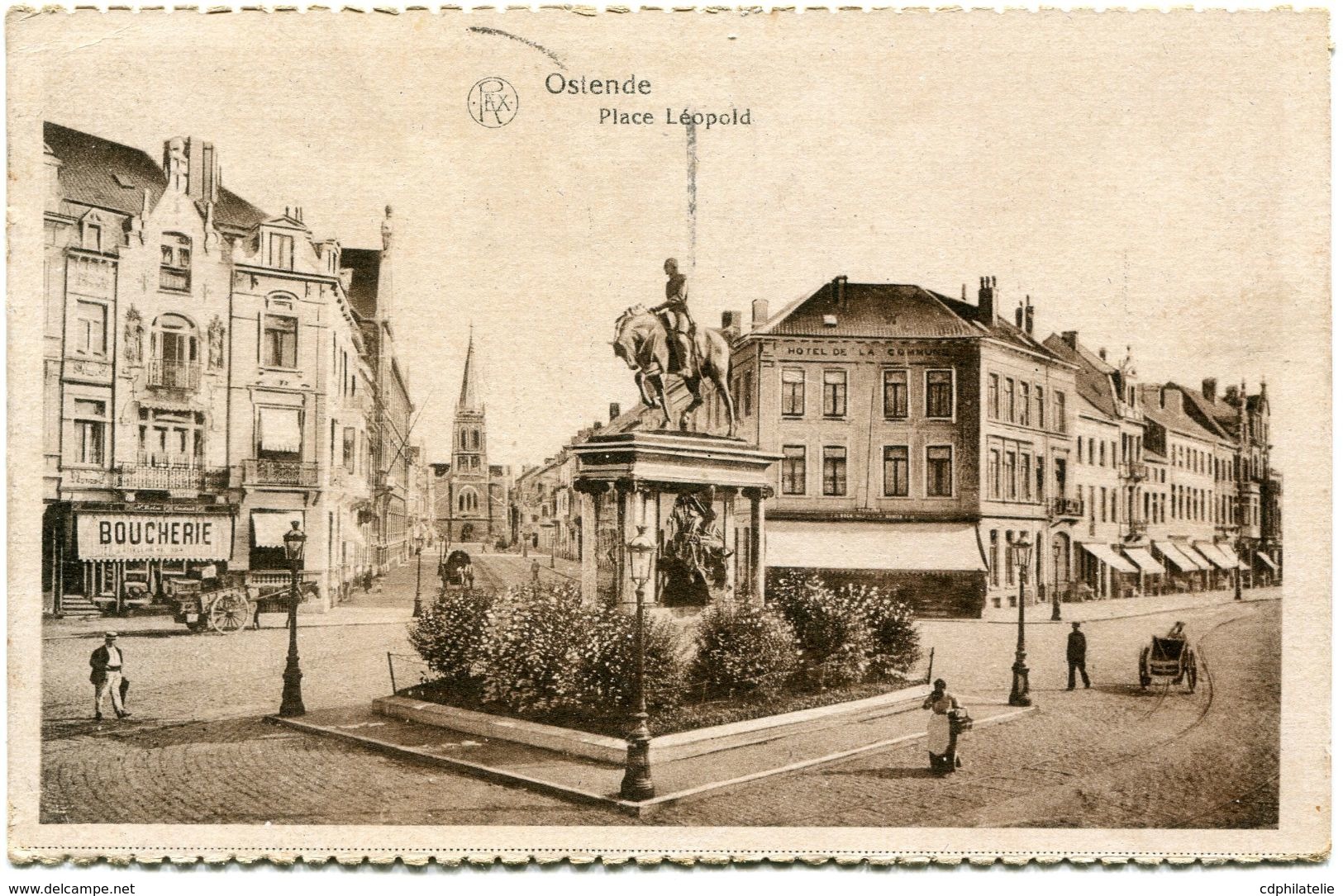 BELGIQUE CARTE POSTALE DEPART BRUXELLES 16 VIII 1920 AVEC FLAMME BILINGUE "VIIe OLYMPIADE ANVERS AOUT SEPTEMBRE 1920" - Estate 1920: Anversa