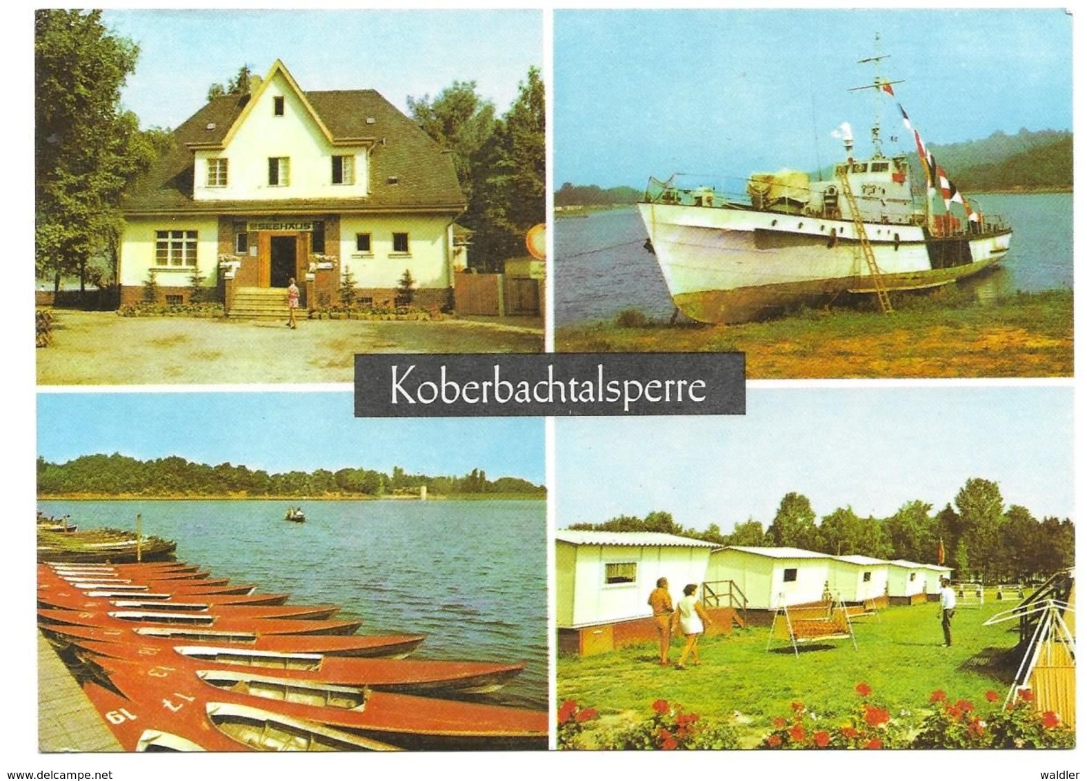 9620  WERDAU / SA.  -  KOBERBACHTALSPERRE  1975 - Werdau