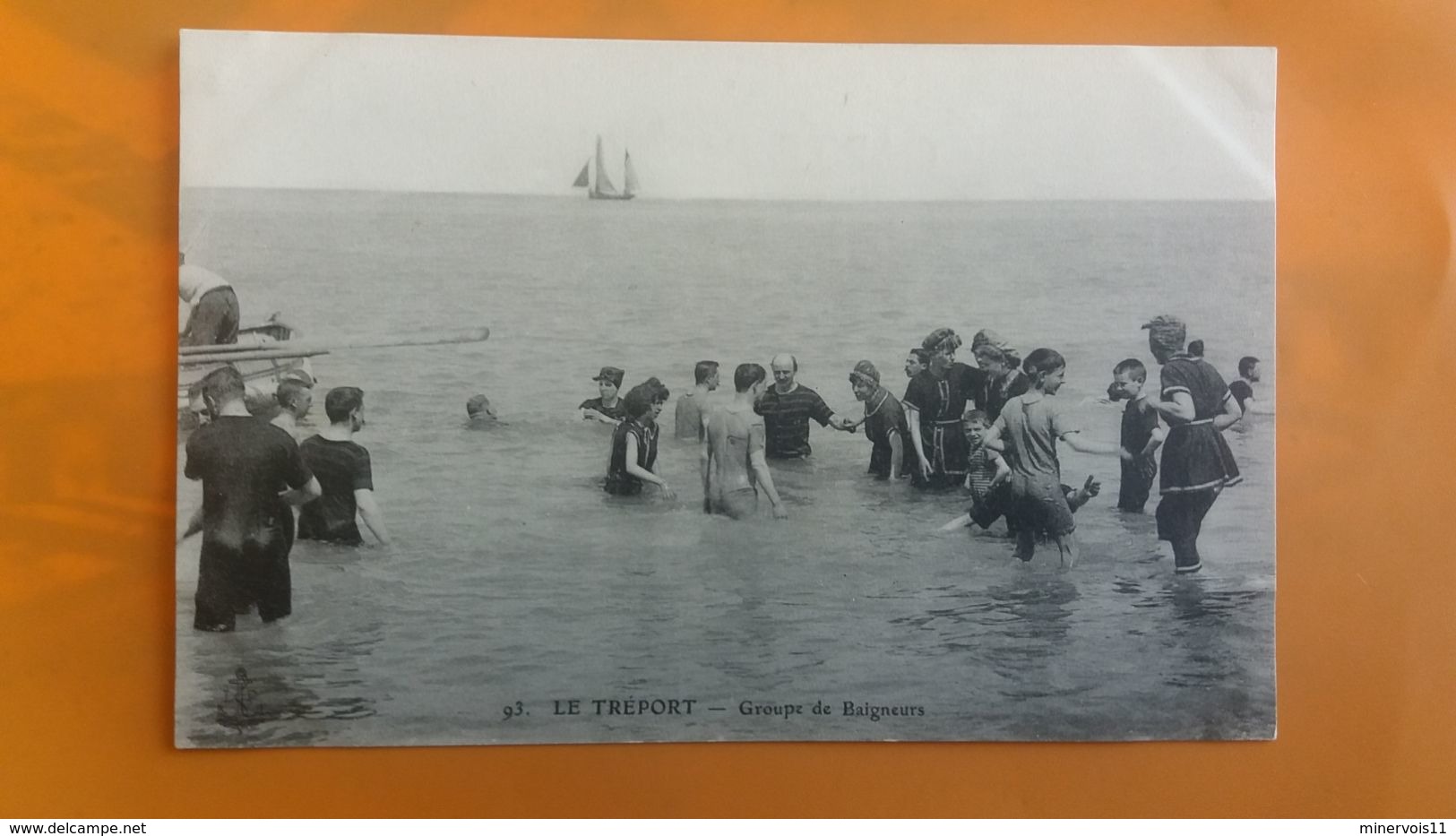 Le Treport - Groupe De Baigneurs - Le Treport