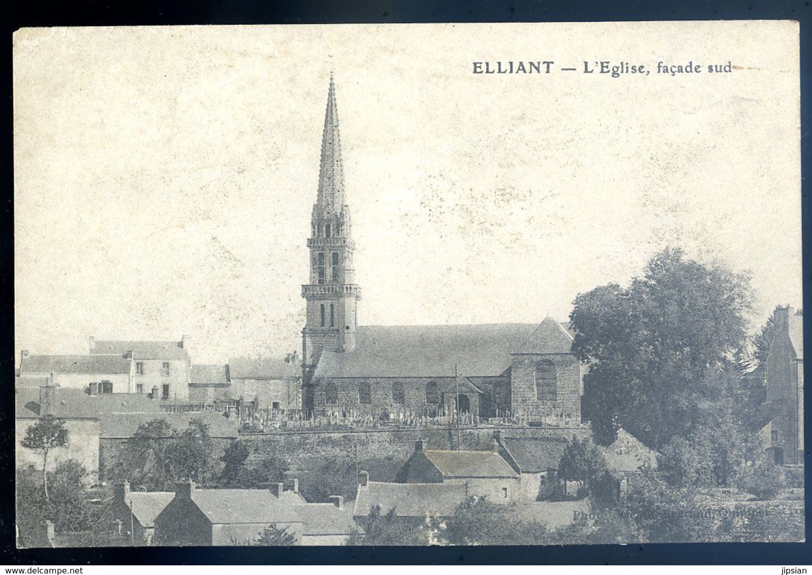 Cpa Du 29 Elliant L' église Façade Sud   AVR20-91 - Elliant