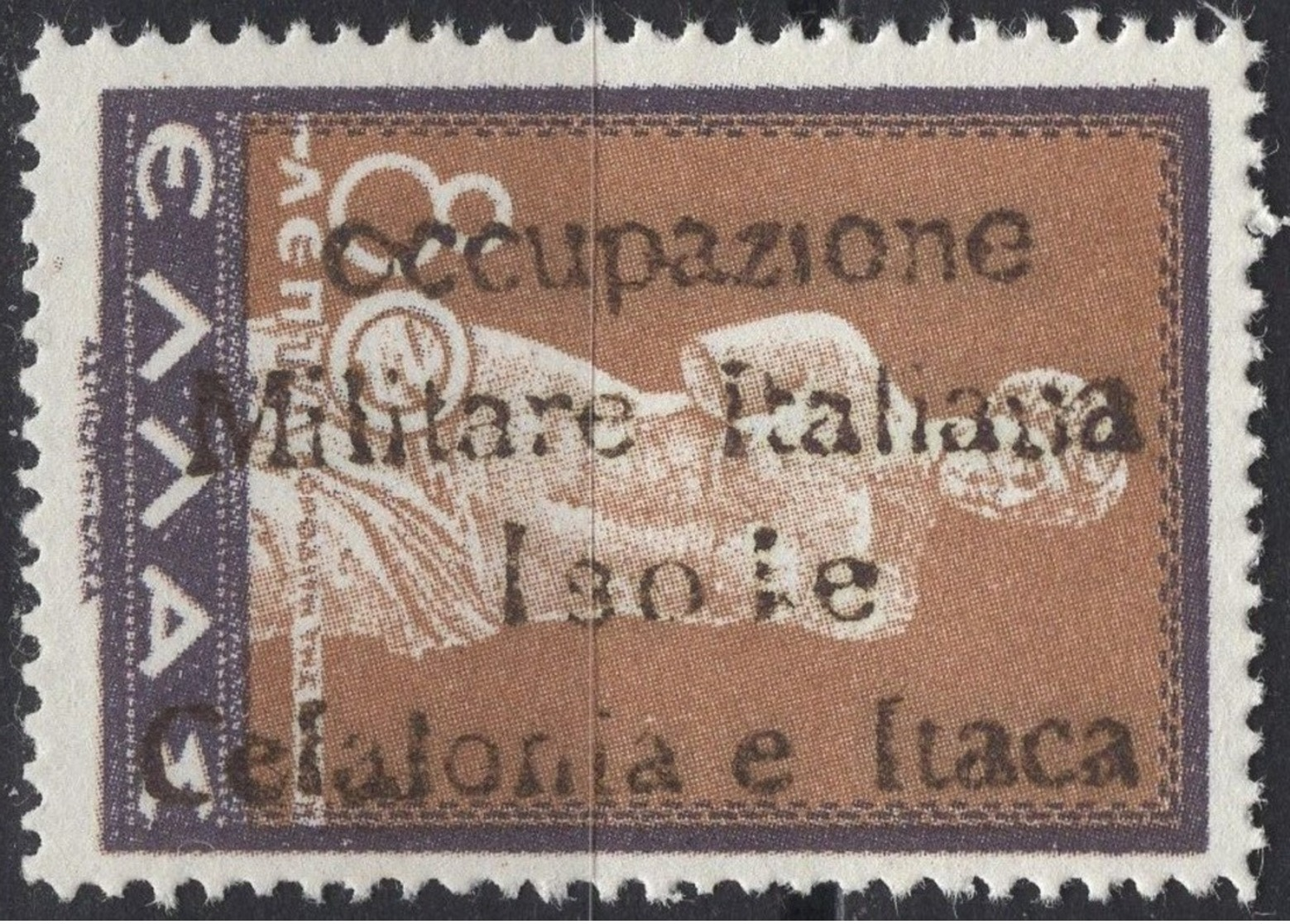 Italy - WWII - Cephalonia And Ithaca - 80 L. - Mi 94 - 1941 - Cefalonia & Itaca