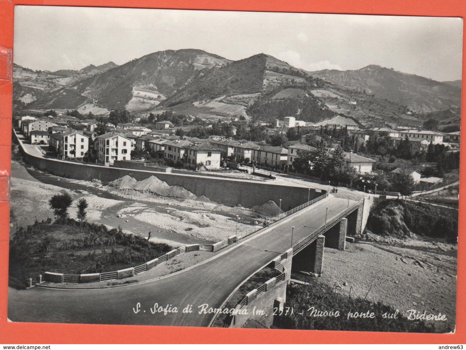 ITALIA - ITALY - ITALIE - 1958 - 15 Siracusana - Santa Sofia Di Romagna - Nuovo Ponte Sul Bidente - Viaggiata Da Santa S - Autres & Non Classés