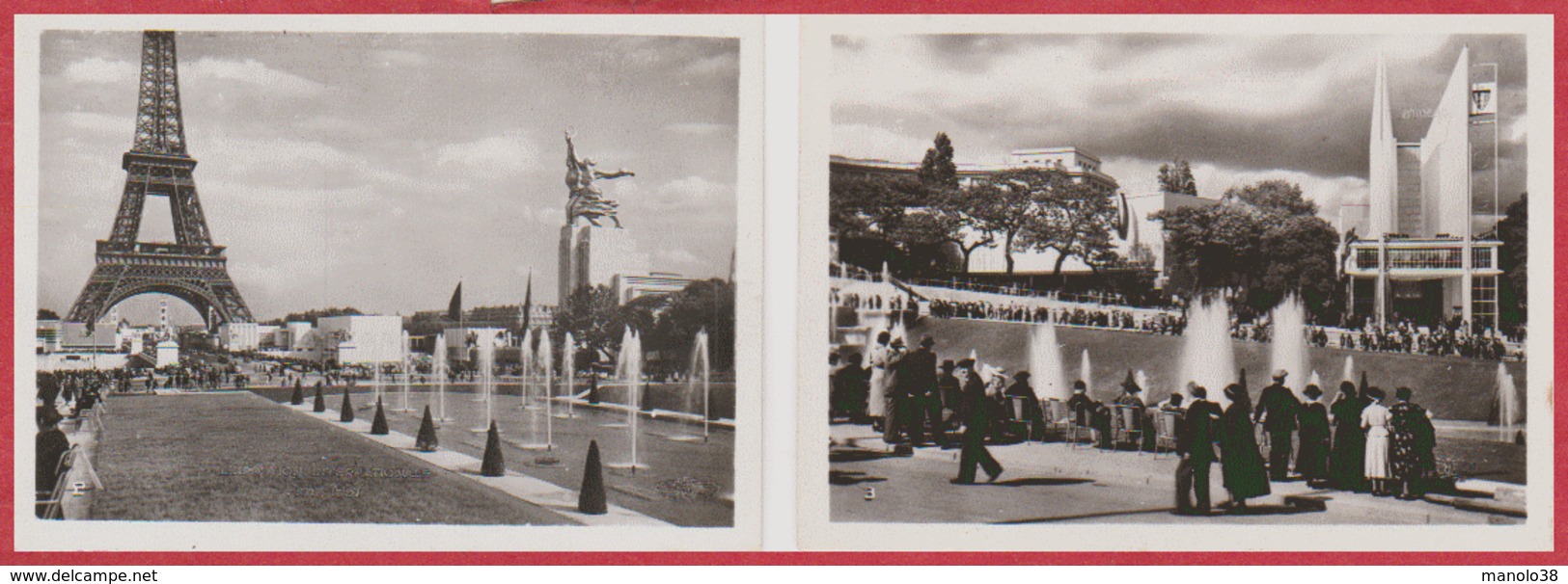 Exposition Paris 1937. 12 Véritables Photos (série 1). 12 Vues. Pavillon De L'Allemagne, De L'URSS, Suisse, Italie ... - Otros & Sin Clasificación