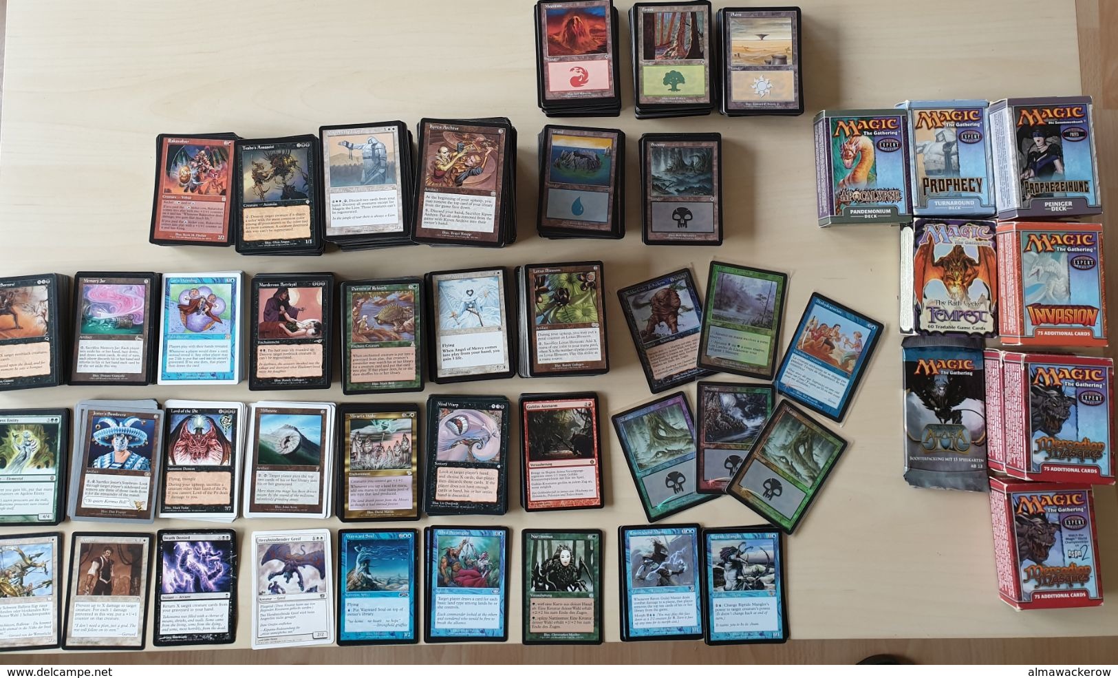 Accumulation Of Hundreds Of MTG Cards From Different Series, Interesting Opportunity Starting At 0.99 Euro! See Scans! - Andere & Zonder Classificatie