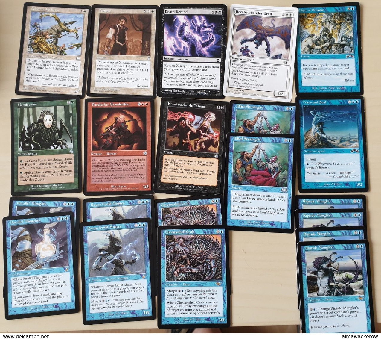 Accumulation Of Hundreds Of MTG Cards From Different Series, Interesting Opportunity Starting At 0.99 Euro! See Scans! - Andere & Zonder Classificatie