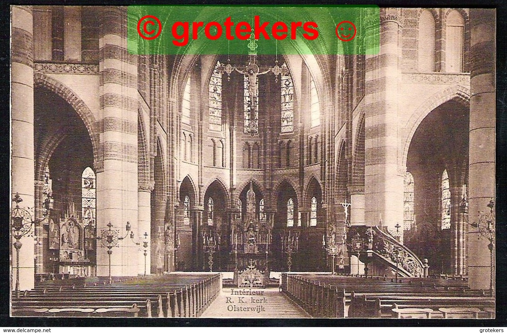 OISTERWIJK Interieur R.K. Kerk ± 1925 - Andere & Zonder Classificatie