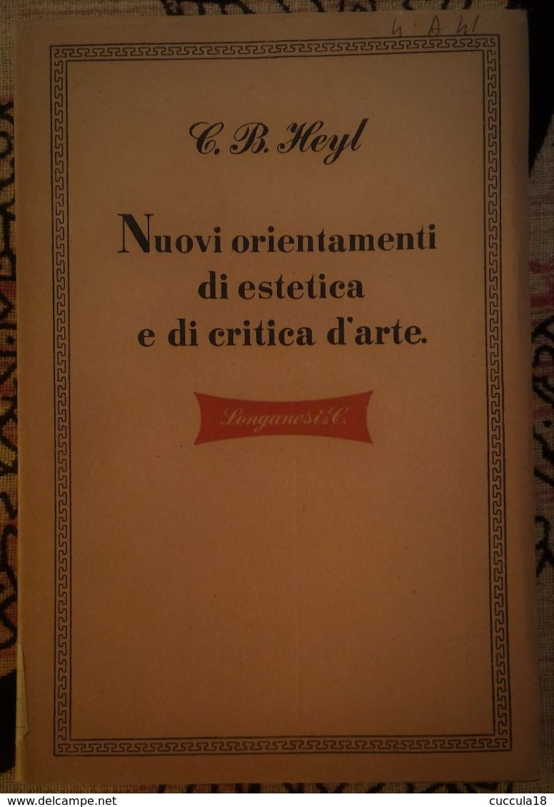 NUOVI ORIENTAMENTI DI ESTETICA E DI CRITICA D'ARTE - Critics