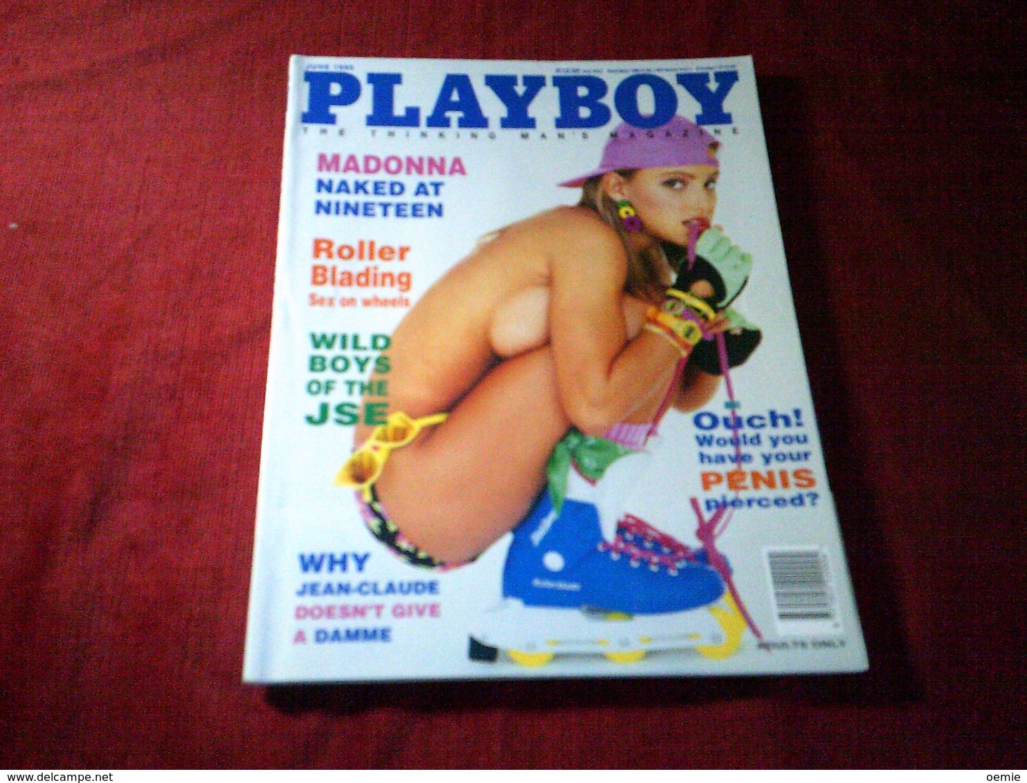 PLAY BOY   JUNE 1995  MADONNA  NAKED AT NINETEEN - Per Uomini