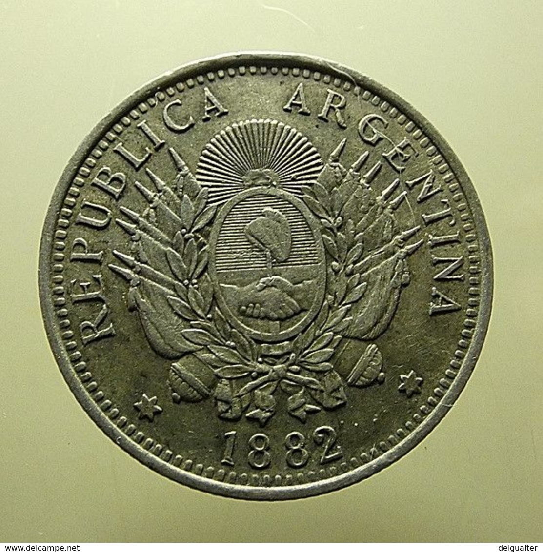 Argentina 50 Centavos 1882 Silver - Argentina