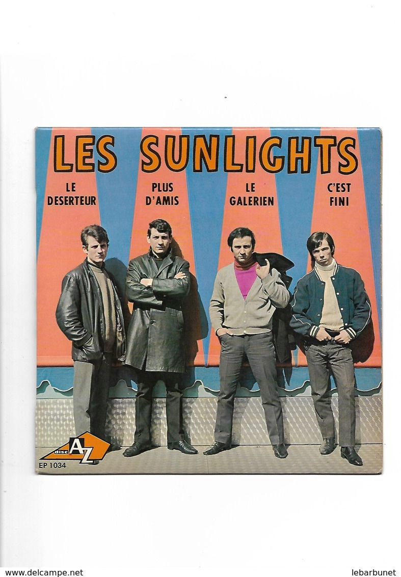 Disque 45 T  Les Sunlights - 45 T - Maxi-Single