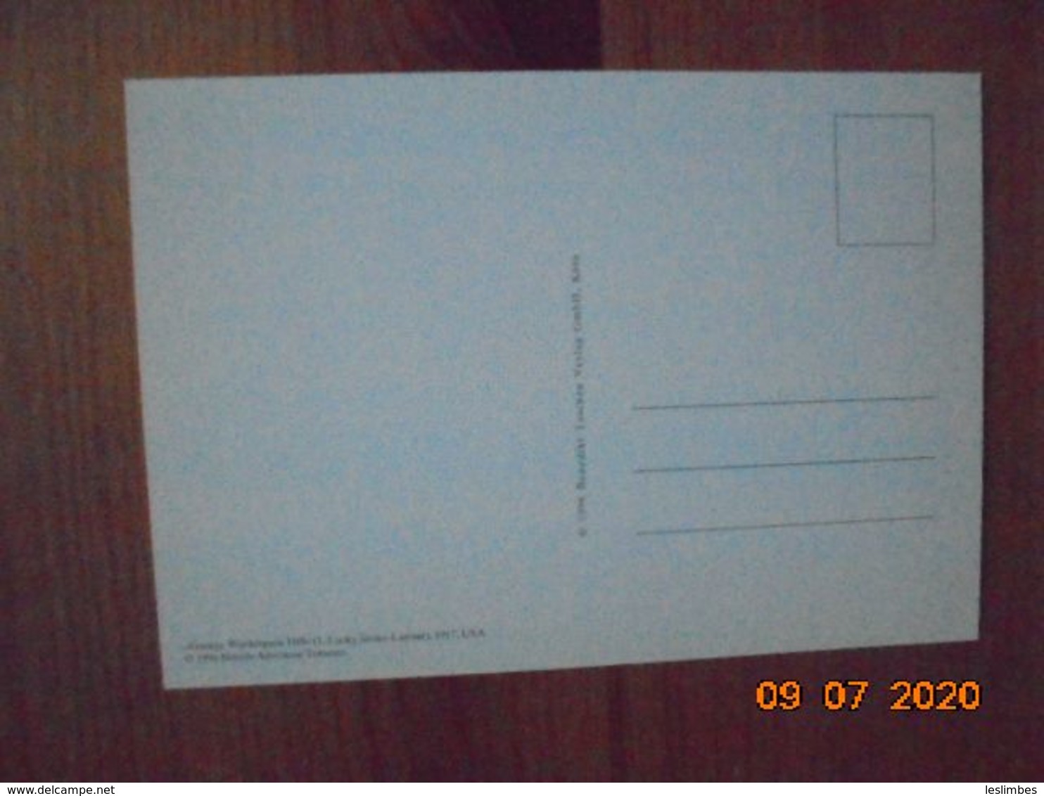 Carte Postale Publicitaire USA (Taschen 1996) Reproduction 16,3 X 11,4 Cm. Lucky Strike. "George Washington Hill" 1917 - Objets Publicitaires