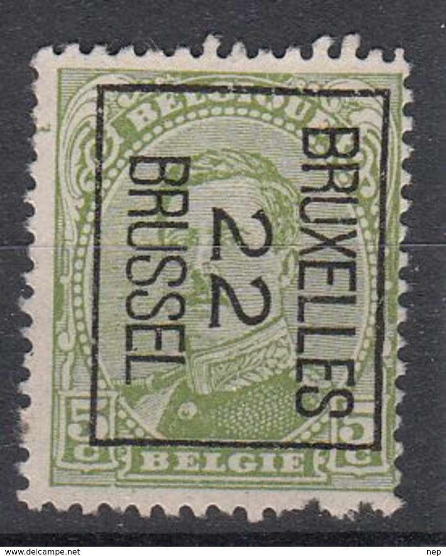 BELGIË - PREO - 1922 - Nr 60-II B - BRUXELLES "22" BRUSSEL - (*) - Typos 1922-26 (Albert I.)