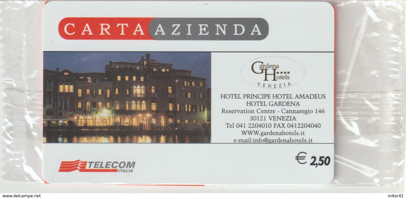 10-Carta Azienda-Gardena Hotel-Venezia-Nuova In Confezione Originale - Special Uses
