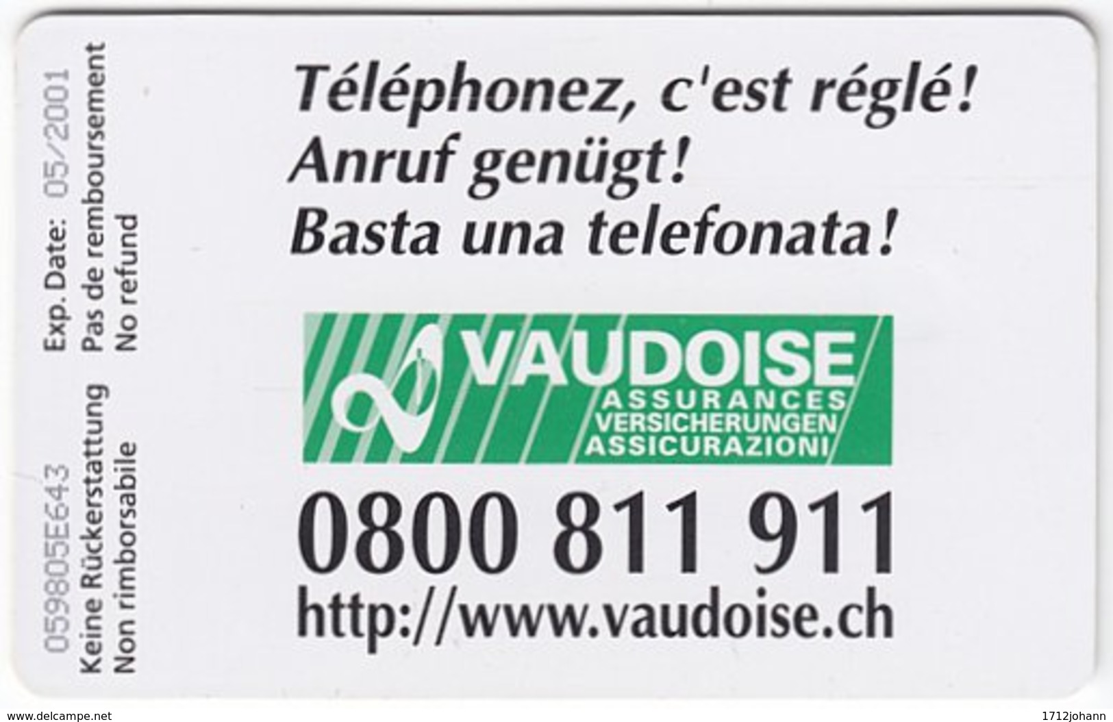 SWITZERLAND D-545 Chip Private - People, Youth - Used - Suisse