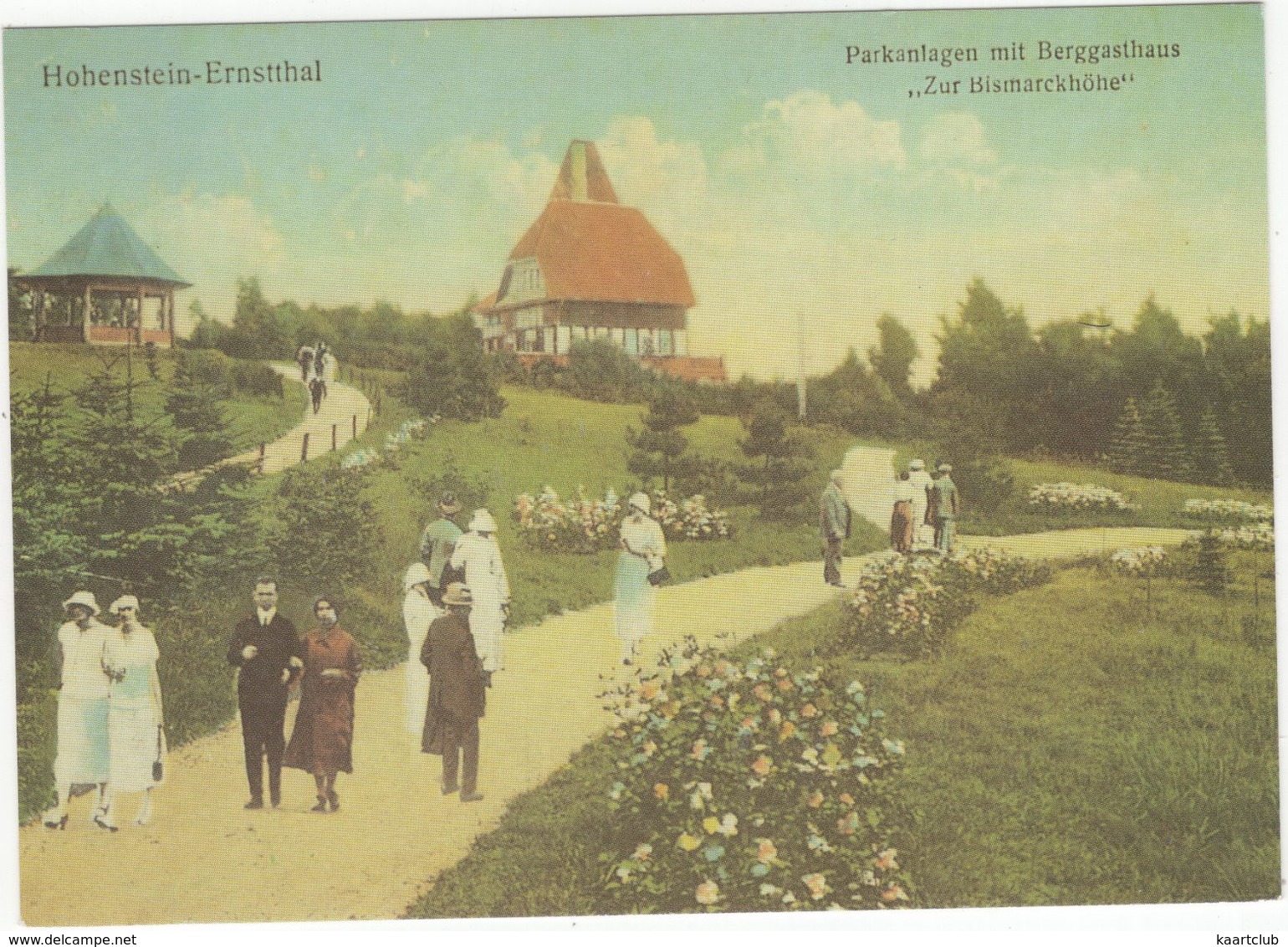 Hohenstein-Ernstthal - Berggasthaus Mit Parkanlage 1925 - (Archiv Hallmann) - Hohenstein-Ernstthal