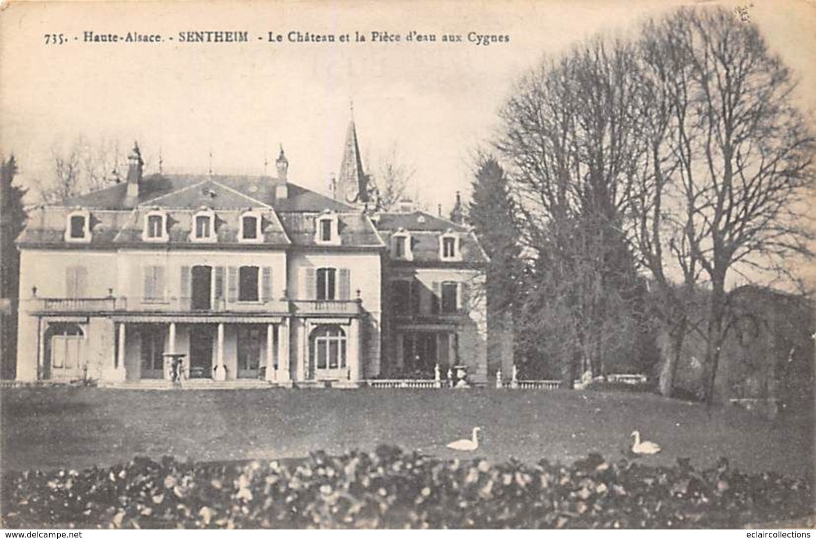 Seintheim        68          Le Château Et La Pièce D'eau Aux Cygnes (voir Scan) - Other & Unclassified