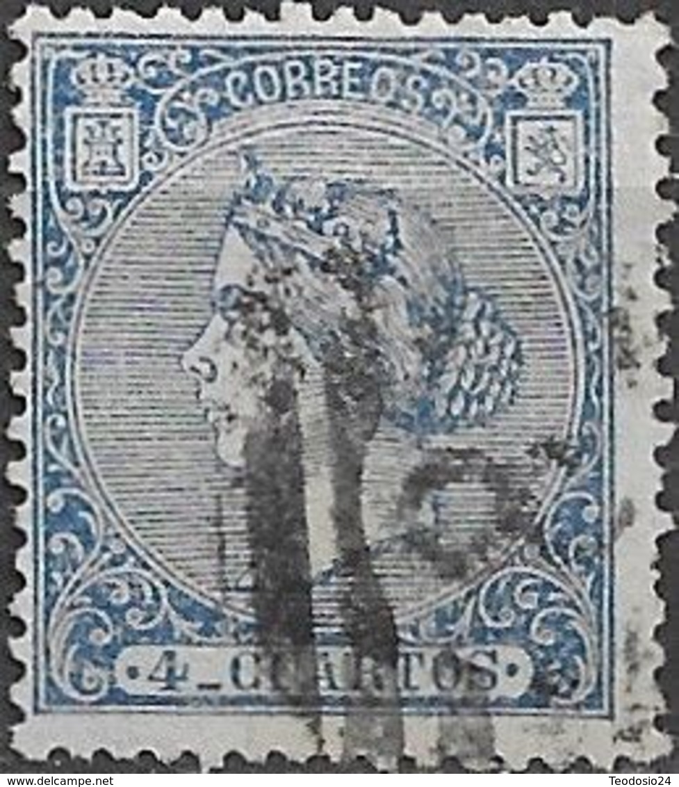 1866  Isabel II Ed 81 - Usados