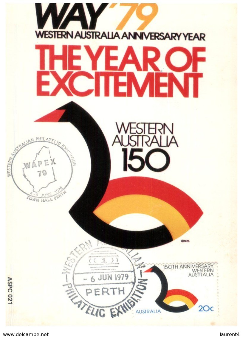(C 10) Australia - Western Australia 150th Anniversary Maxicard - Altri & Non Classificati