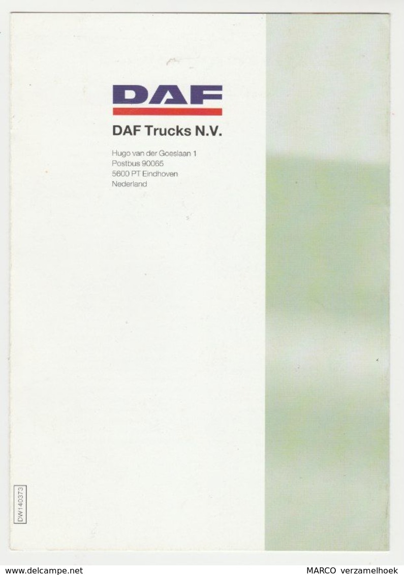 Brochure-leaflet: DAF Trucks Eindhoven Halfjaarbericht 1995 - Camions