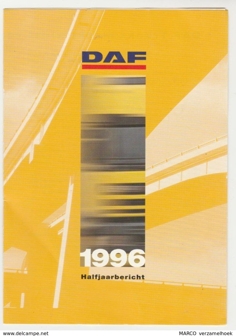 Brochure-leaflet: DAF Trucks Eindhoven Halfjaarbericht 1996 - Camions