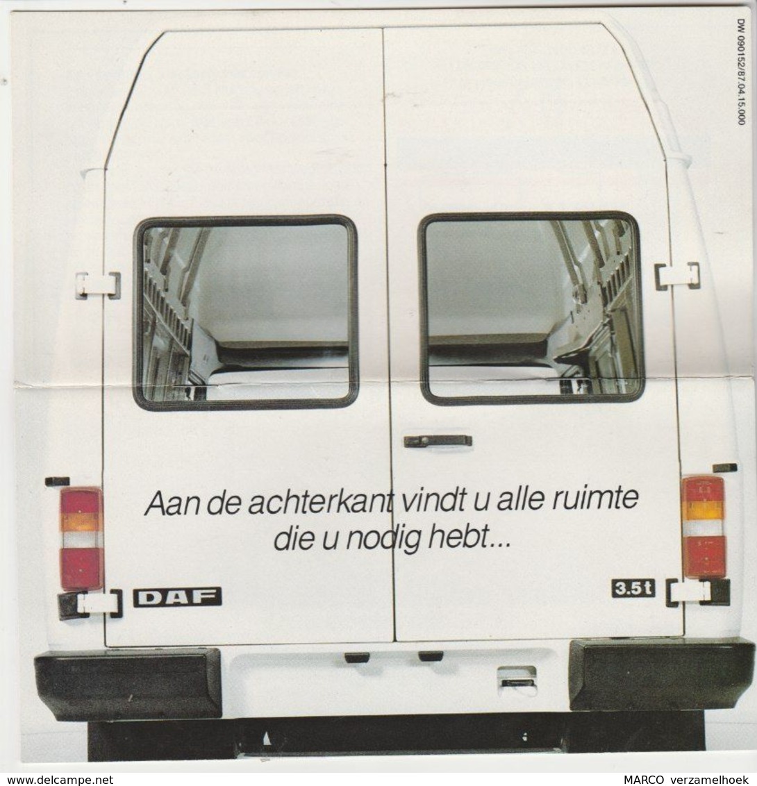 Brochure-leaflet: DAF Trucks Eindhoven DAF 400 - Camions