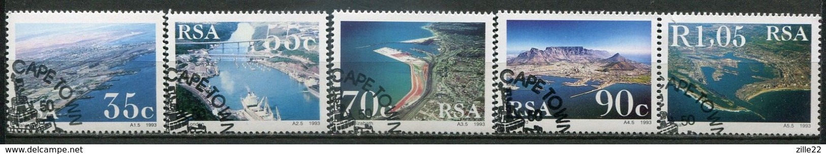 Südafrika South Africa Mi# 859-63 Gestempelt(FDC/SST)/used/CTO - Harbours - Autres & Non Classés