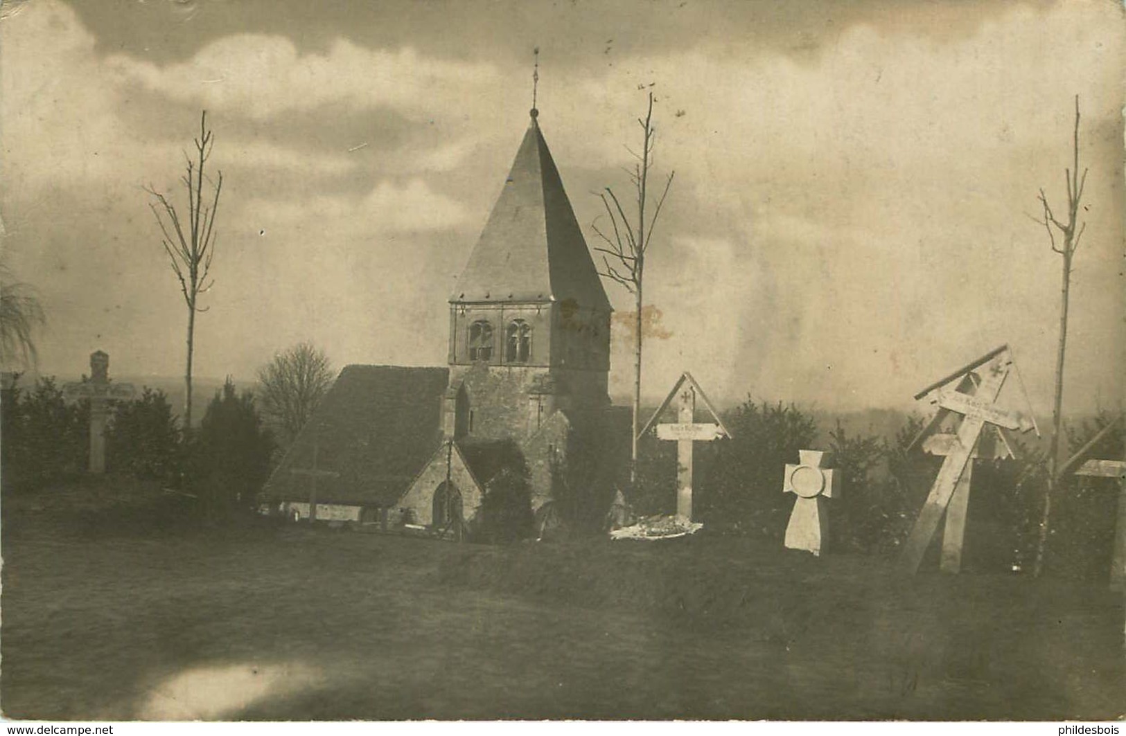 CARTE MILITAIRE  (carte Photo ) CIMETIERE Allemagne / Bas Rhin - Oorlogsbegraafplaatsen