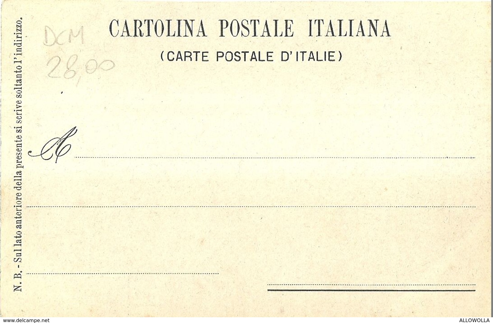 8613 " ASSOCIAZIONE XX SETTEMBRE IN BOLOGNA-XXXI ANNIVERSARIO-STROFA DANTE "- CARTOLINA POSTALE ORIGINALE NON SPEDITA - Manifestazioni