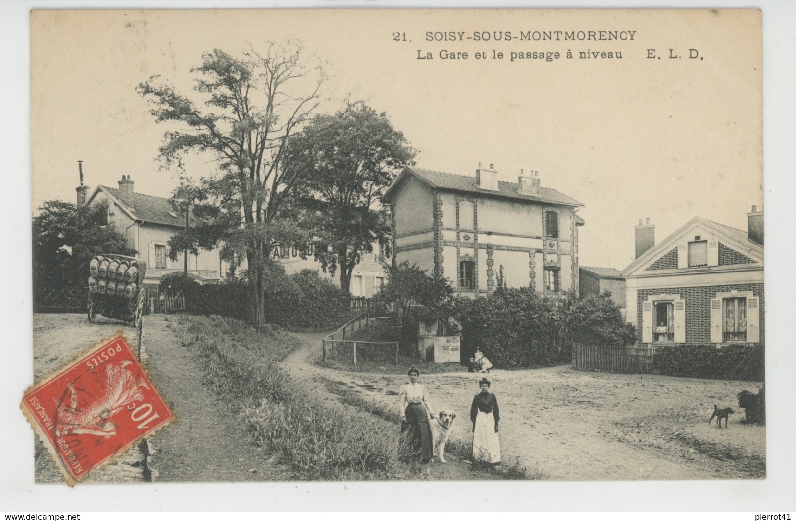 SOISY SOUS MONTMORENCY - La Gare Et Le Passage à Niveau - Soisy-sous-Montmorency