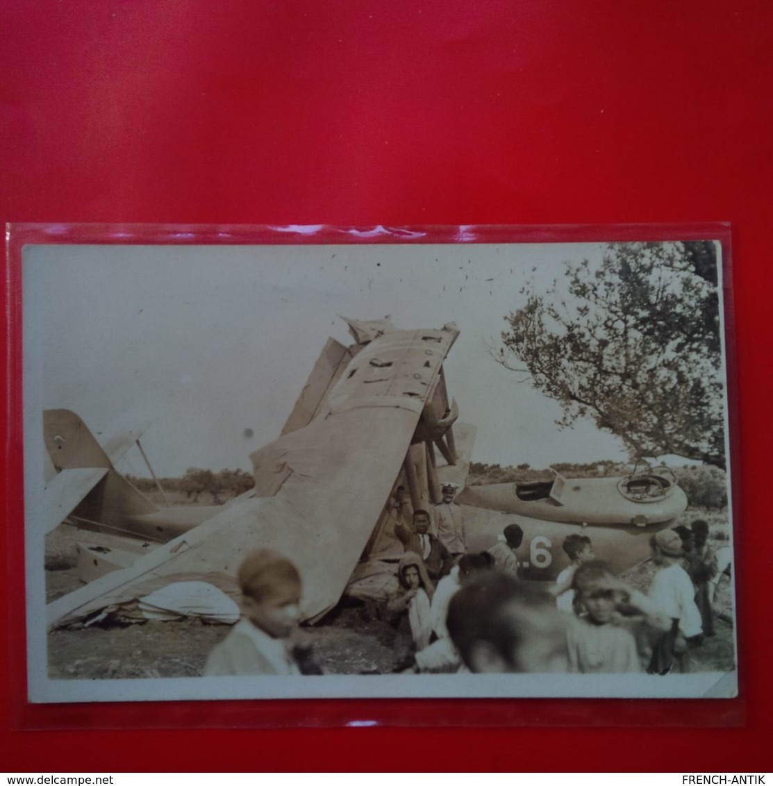 CARTE PHOTO AVION ACCIDNT LIEU A IDENTIFIER MAROC ? - 1919-1938: Entre Guerres