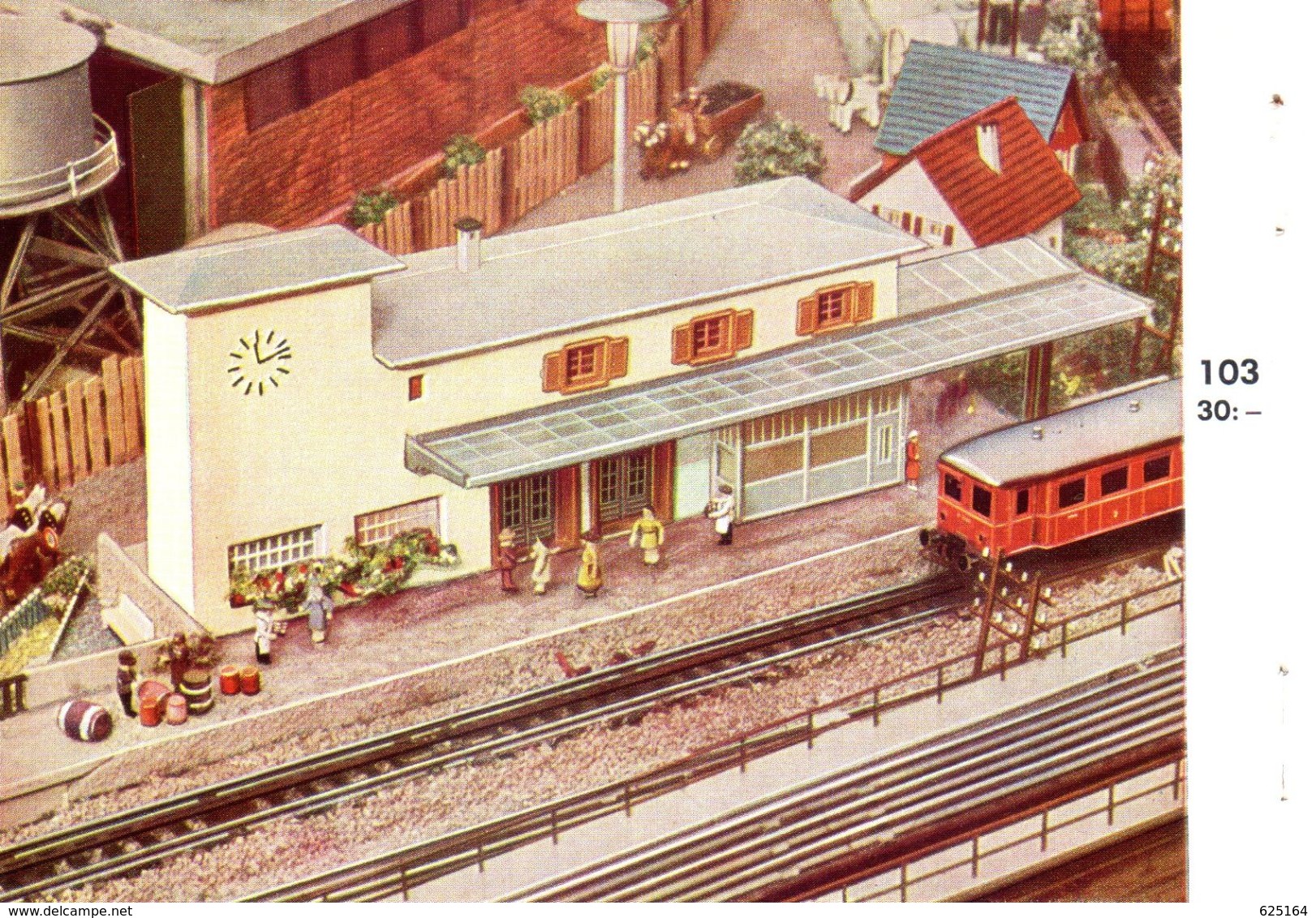 Catalogue FALLER 1956 Bahnhöfe, Tal & Bergstationen, Bäume, Flugzeugmodelle - Alemania