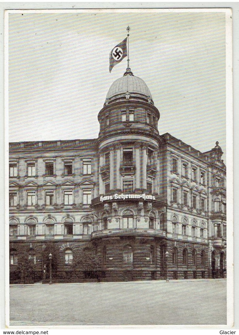 DRESDEN - Zinzendorfstrasse 2 - Hans Schemm Haus - III Reich - Swastikafahne - Dresden