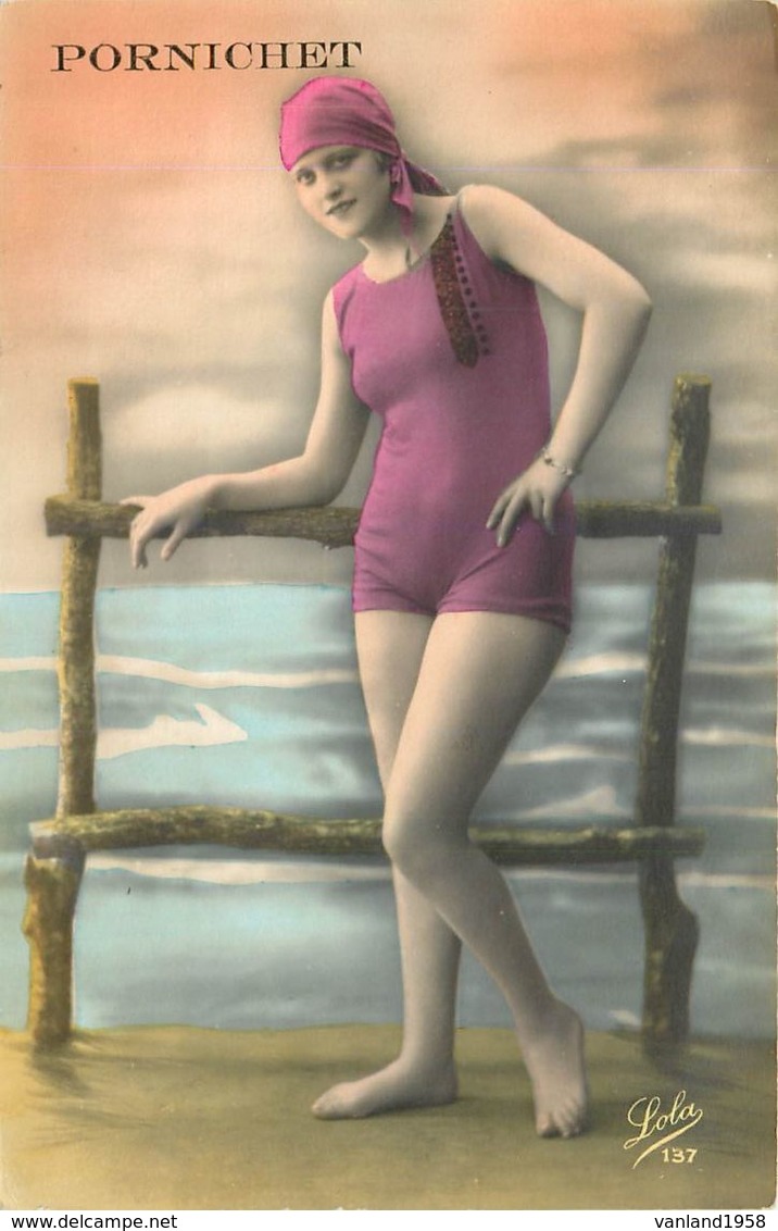 PORNICHET Les BAINS-baigneuse Année 1930 - Pornichet