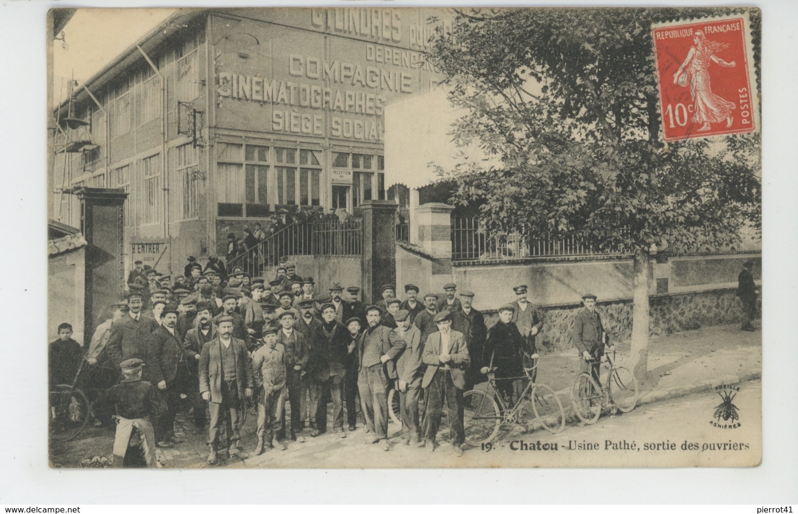 CHATOU - Usine PATHÉ , Sortie Des Ouvriers - Chatou