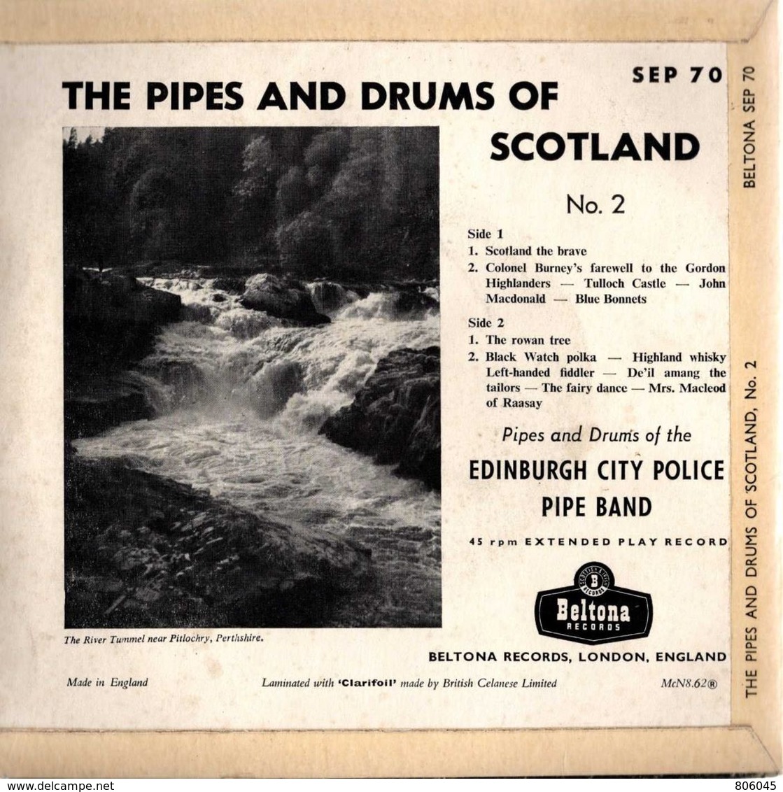 The Edinburgh Police Pipe Band (Ecosse) - Musiche Del Mondo