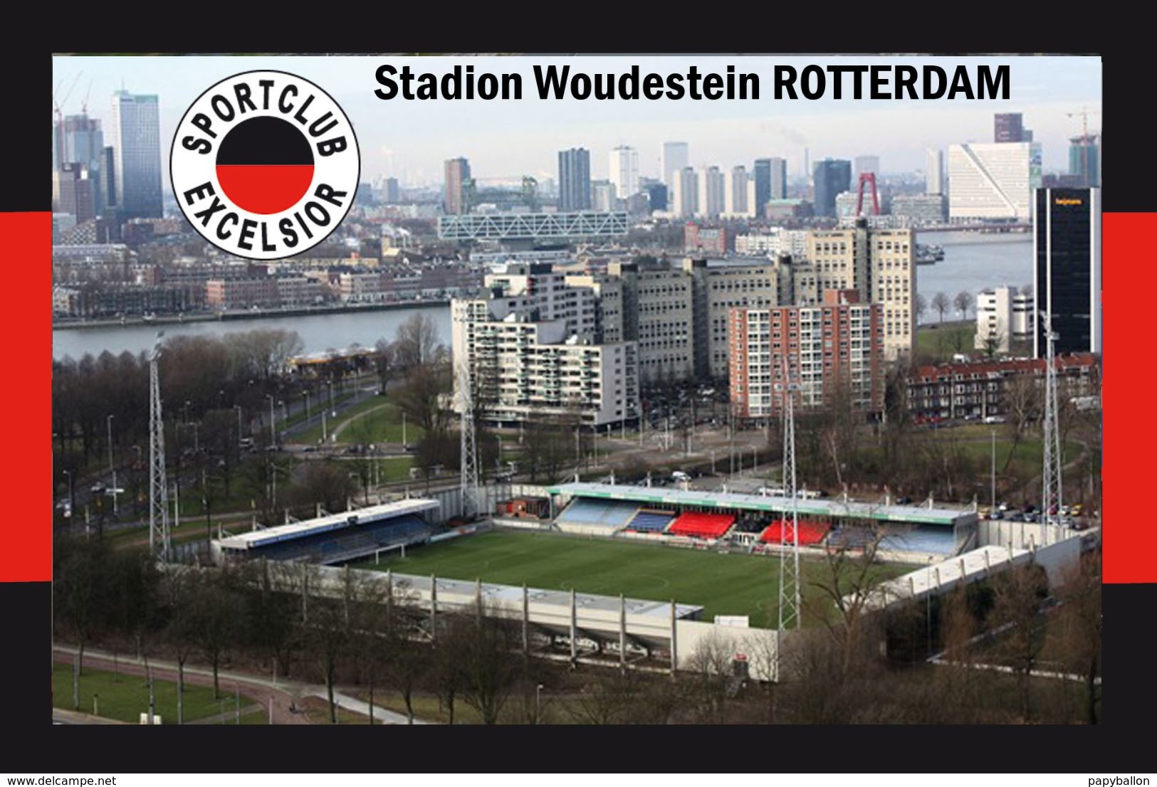 CP.STADE DE FOOTBALL. ROTTERDAM    PAYS-BAS   STADION  WOUDESTEIN  # CS. 579 - Football