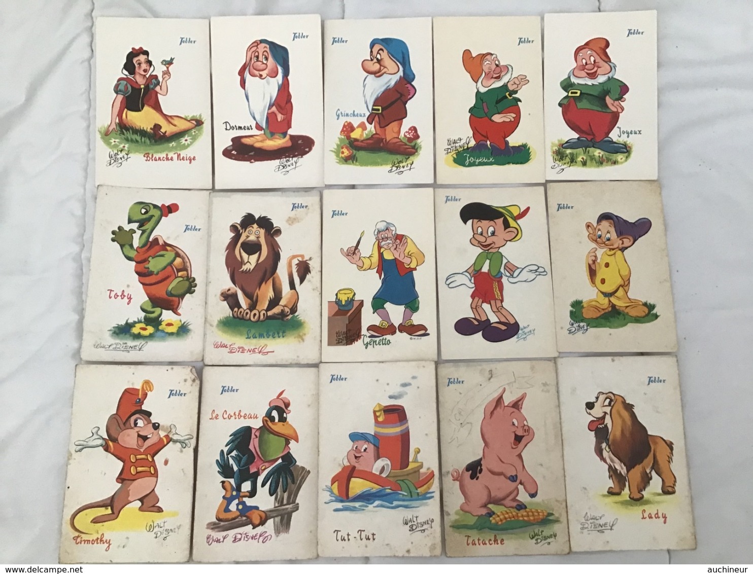 Personnages De Disney 45 Différents  Publicité Chocolat Tobler - Autres & Non Classés