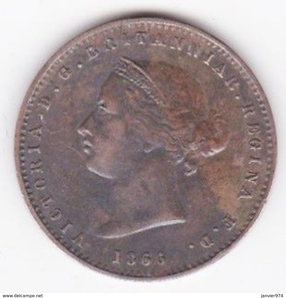 Jersey, 1/26 Shilling 1866. Victoria, Bronze, KM# 4 - Jersey
